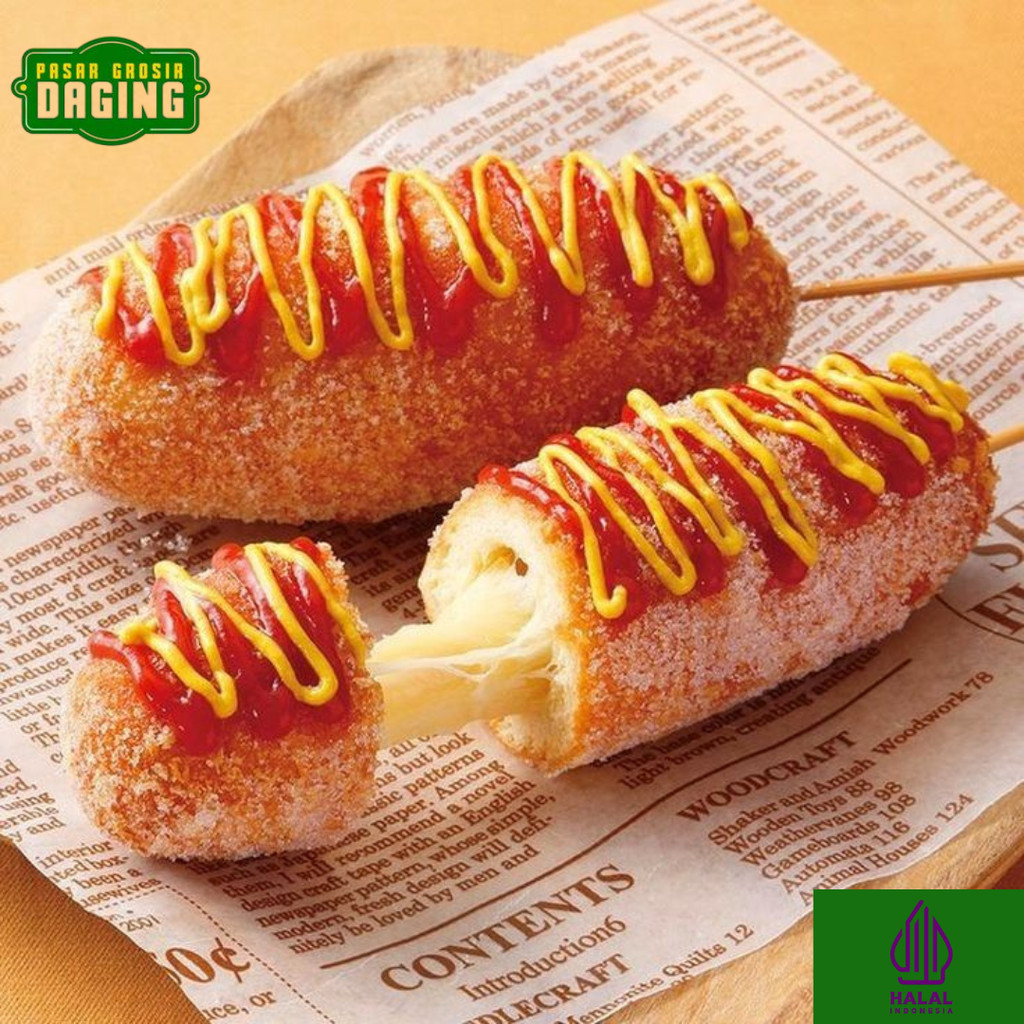 

CornDog / Corn Dog Mozarella Mini Melted - isi 6pcs