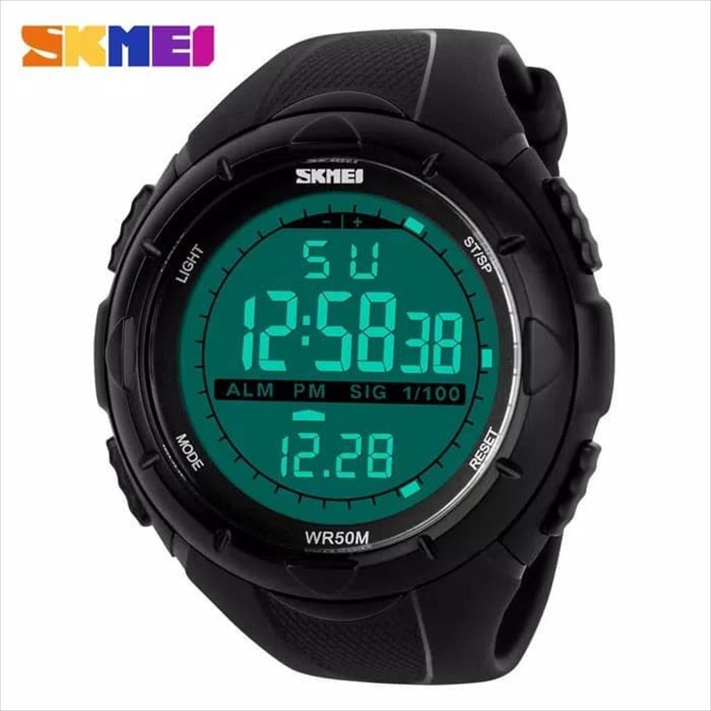 Jam Tangan Pria Digital 1025 Original SKMEI Water Resist 5atm SKMEI
