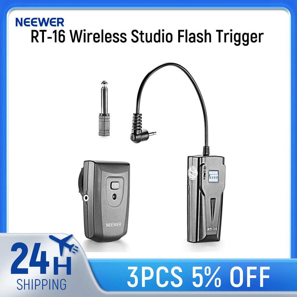 

Neewer 16 channels RT-16 Wireless Studio Flash Trigger, Compatible with Neewer S101-300W, S101-400W, S101-300W PRO,