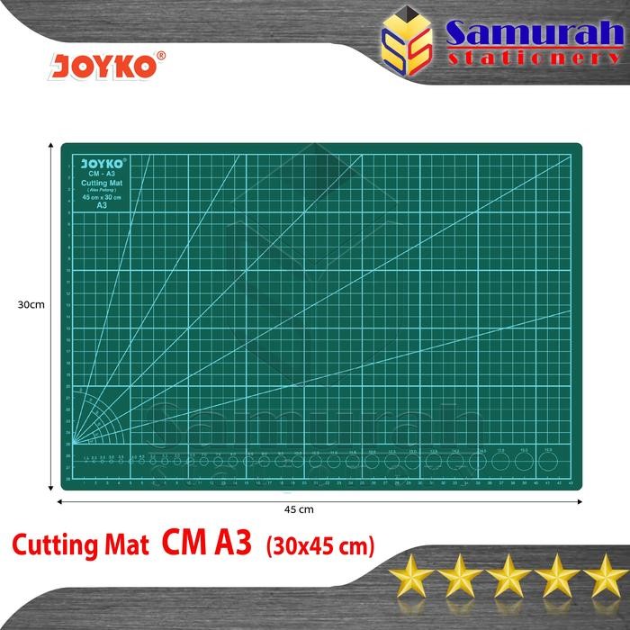 

Cutting Mat Joyko Ukuran A3 / Alas Cuting Potong Kertas / Tatakan Cutter Hijau CM-A3 Besar