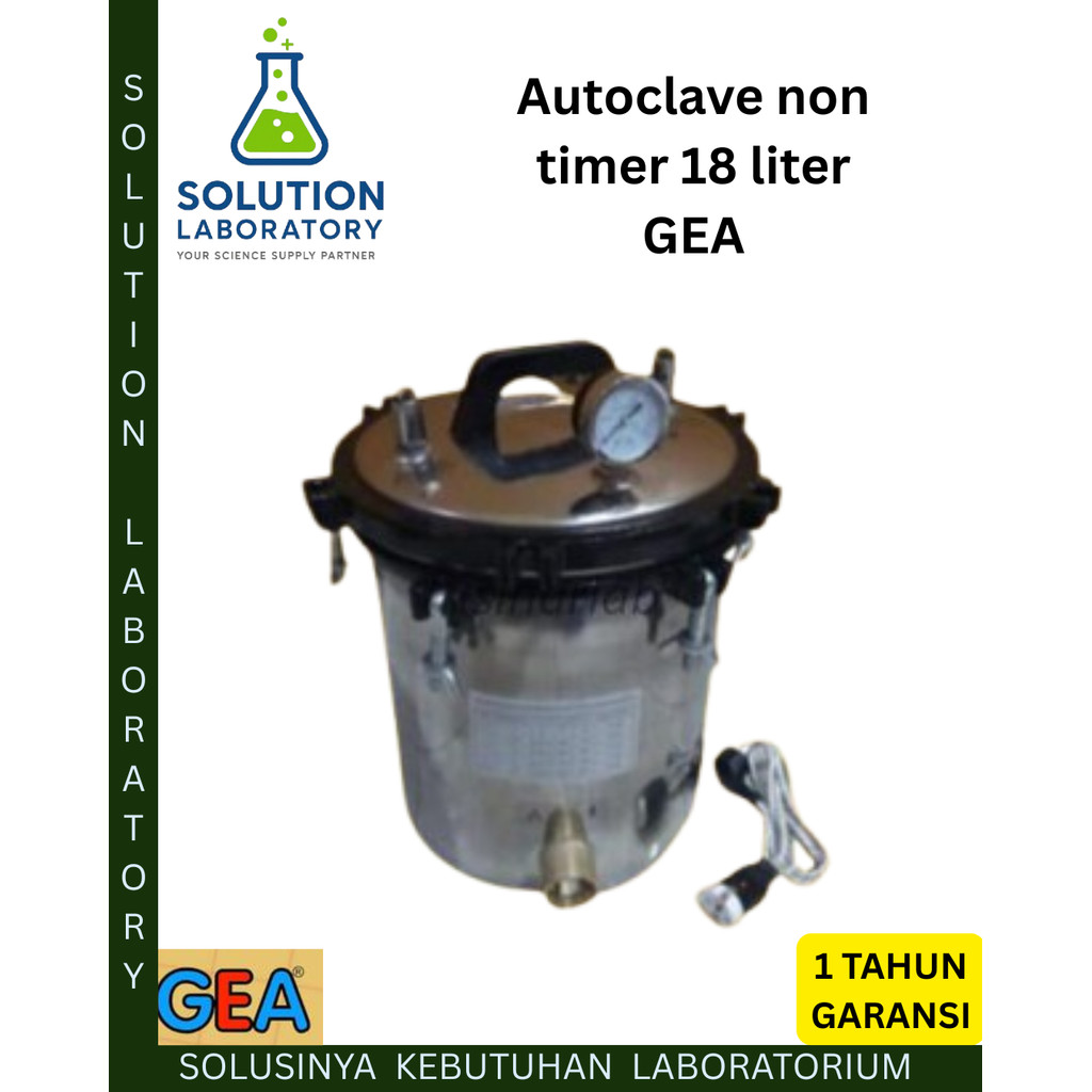 Autoclave non timer 18 liter GEA
