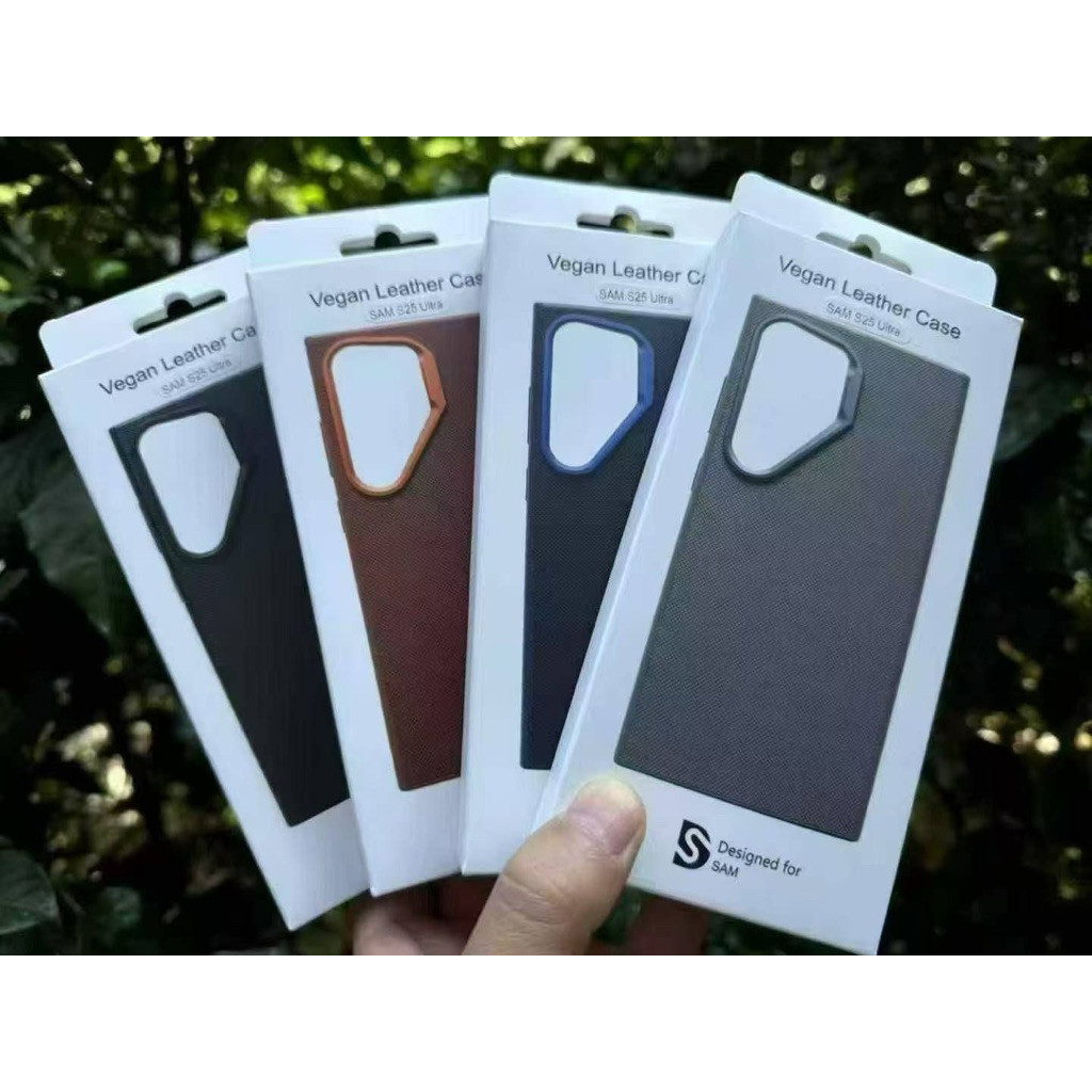 VEGAN LEATHER CASE FOR SAMSUNG S22 ULTRA SAMSUNG S23 ULTRA SAMSUNG S24 ULTRA SAMSUNG S25 SAMSUNG S25