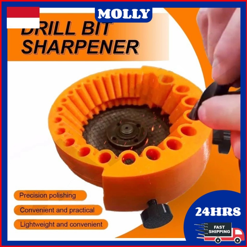 Pengasah Mata Bor Drill - Alat Sharpener Portable Praktis untuk Semua Jenis Mata Bor Besi Kayu Unive