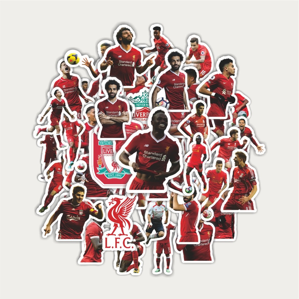 

Sticker Pack Stiker Football Series Liverpool FC | Sticker TUMBLR | Stiker LAPTOP KOPER HELM