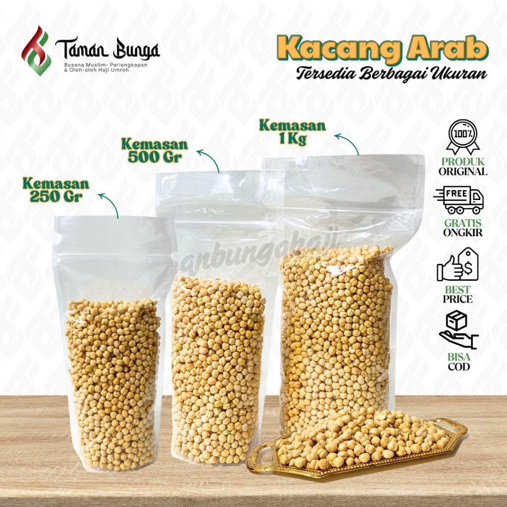 

KACANG ARAB PREMIUM (100% Original) / OLEH-OLEH HAJI UMROH / 1KG