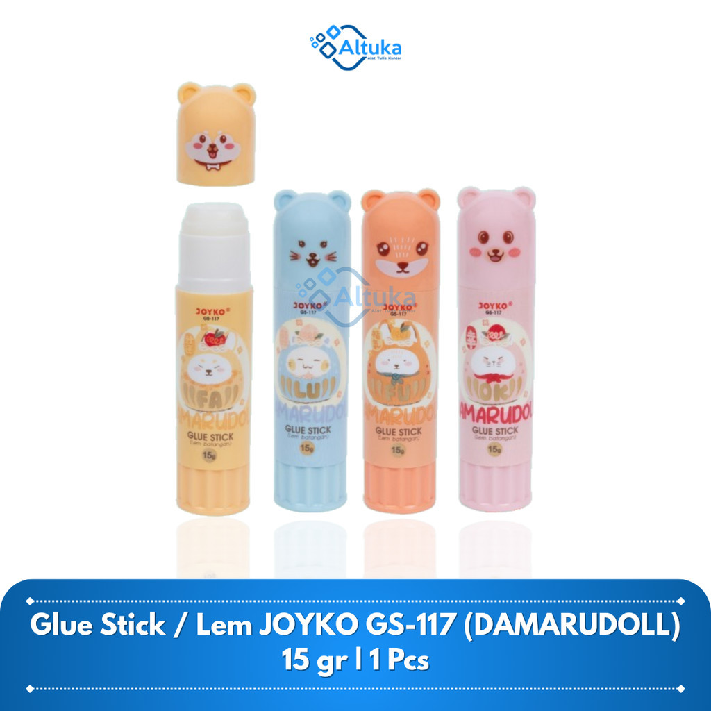 

Glue Stick / Lem Stik Kertas / Lem Batang Joyko GS-117 (DAMARUDOLL) / 15 gram