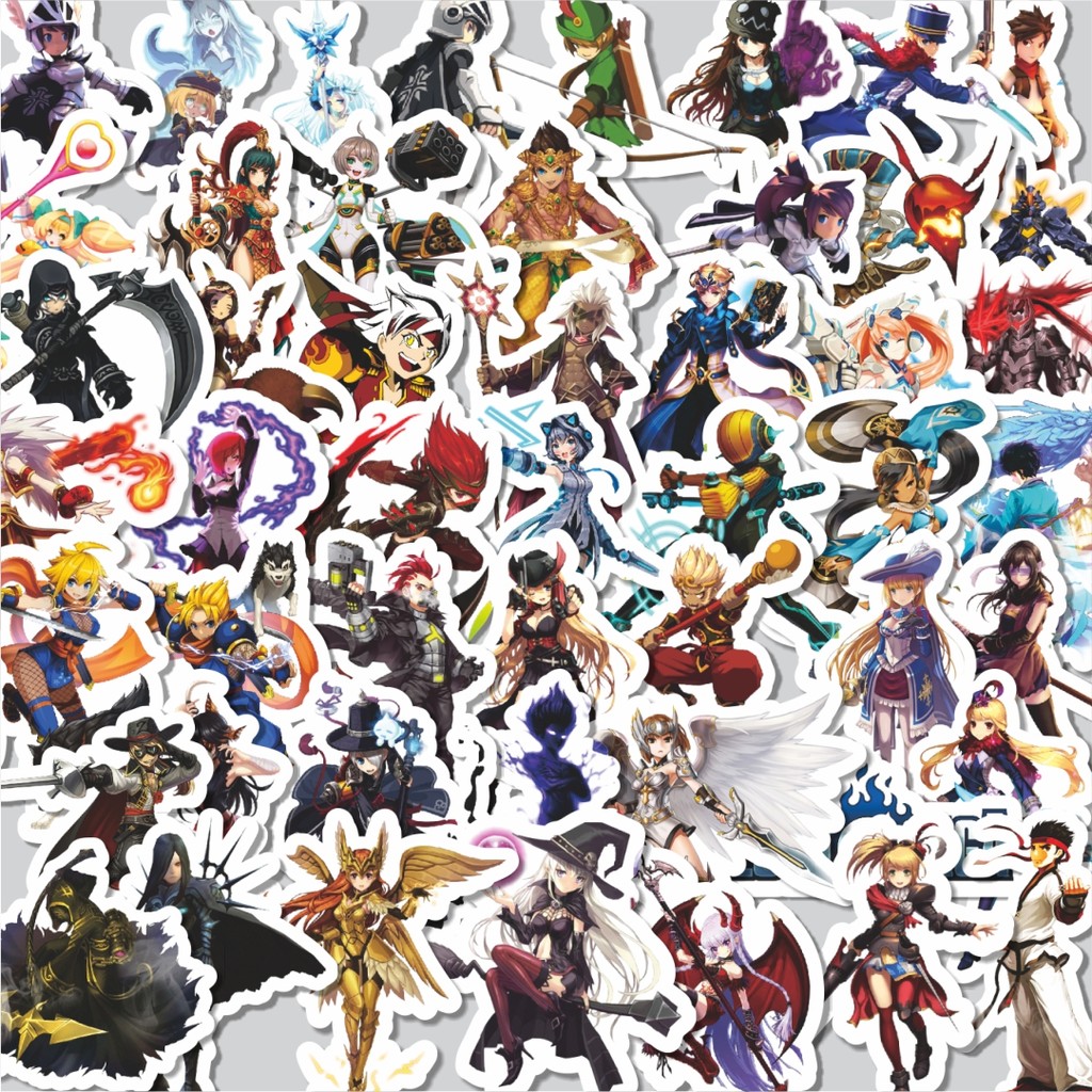 

Stiker Cutting Pack Stiker Game Online Series Lost Saga Isi 100Pcs Series Aesthetic Lucu Keren Untuk Koper Bahan Vynil