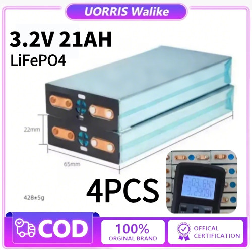 Battery Lifepo4 3,2v 20Ah New Cell Baterai Lifepo4 3.2V 21Ah Prismatik Kondisi Baru