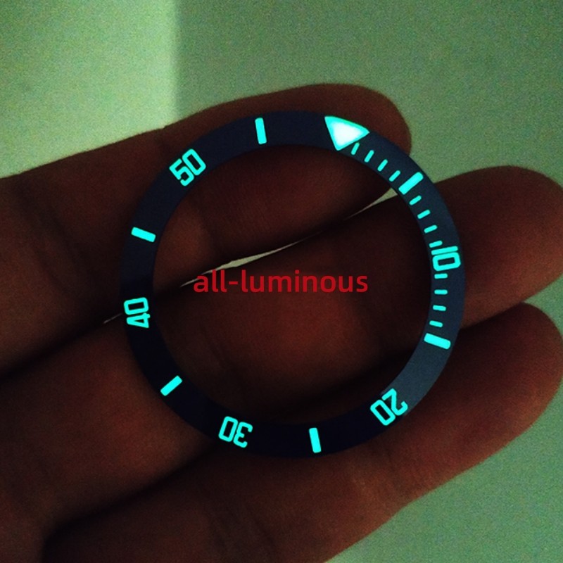 38.7mm Diving Watch Bezel for SNZF17J1/15J1/15J2/17J2/17K1 Alternative Ceramic Bezel Ring Diy Watche