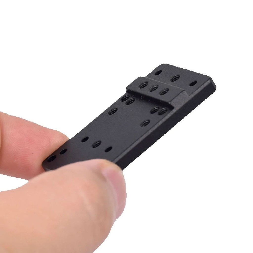 Tactical RM Glock Rear Sight Mount Plate Base Mounted Red Green Dot Sight Pistol Accessories