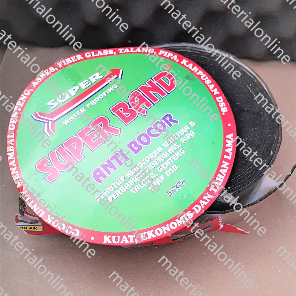 Lem Lakban Anti Bocor Asbes Seng Flinkote Superband Super Flash Band