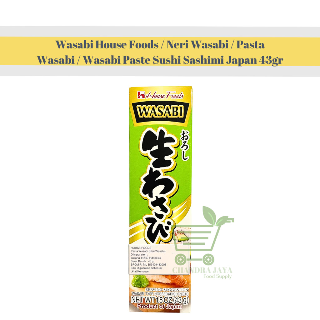 

Wasabi House Foods / Neri Wasabi / Pasta Wasabi / Wasabi Paste Sushi Sashimi Japan 43gr