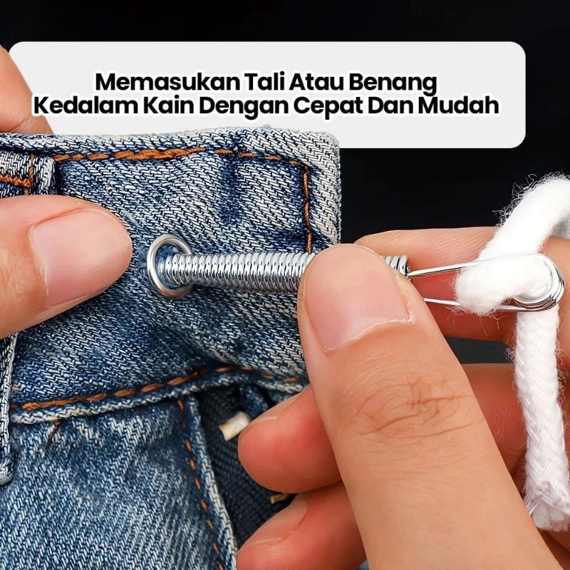 Alat Pemasang Benang Karet Celana Pasang Tali Sarung Bantal