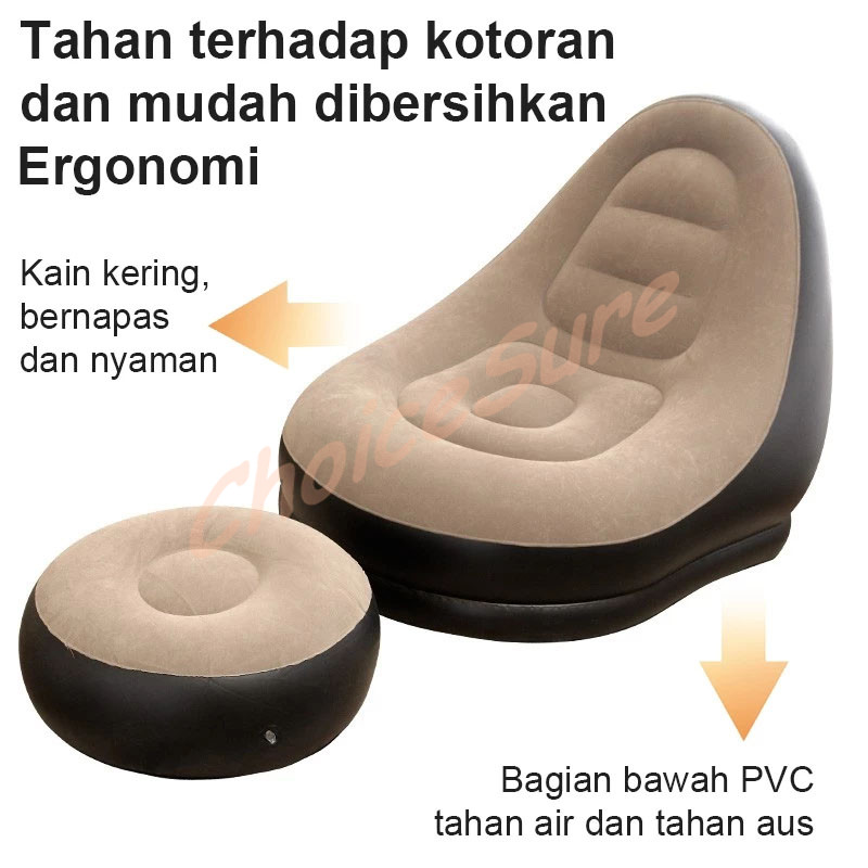 Sofa Santai Angin Free Pompa Kursi/Sofa Santai Angin/Sofa Santai Air