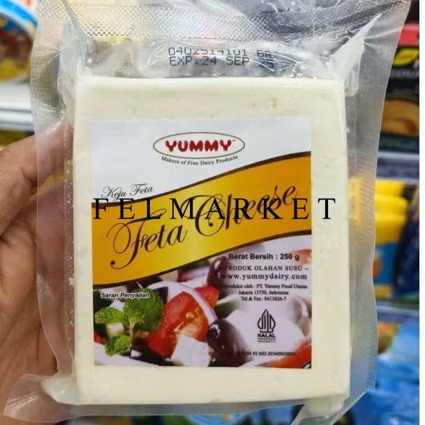 

Yummy Feta Cheese / Keju Feta / 250 gr