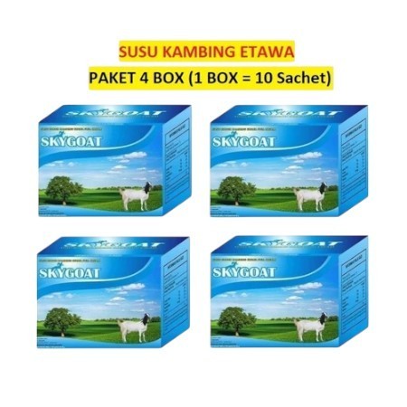 

SKYGOAT | Susu Kambing Etawa Original Paket 4 | Susu Kambing SKygoat Full Cream