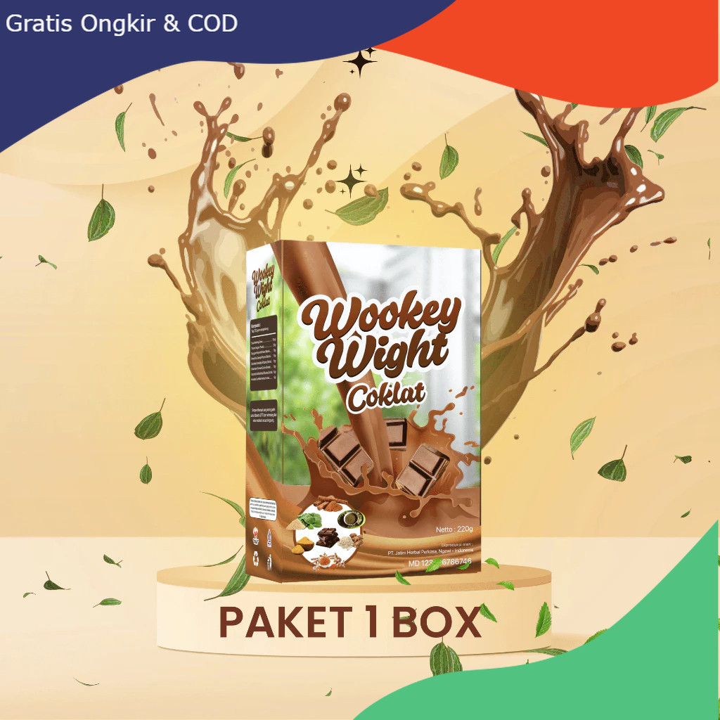 

Wookey Weight - Susu Penambah Nafsu Makan Dan Penggemuk Badan Rasa Coklat