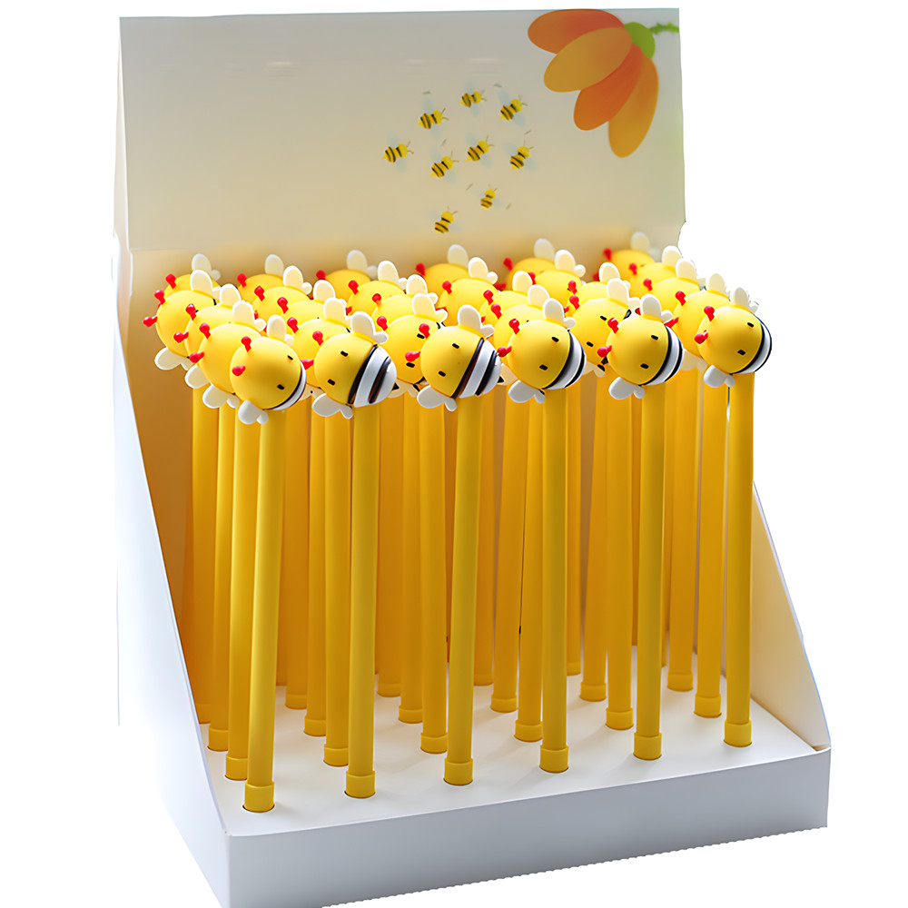 

Novelty Elegant Kawaii Pens Bee Funny Girl Stationery Luxury Writing Gel Ink Pen Cute Rollerball Back to School Journal Supply