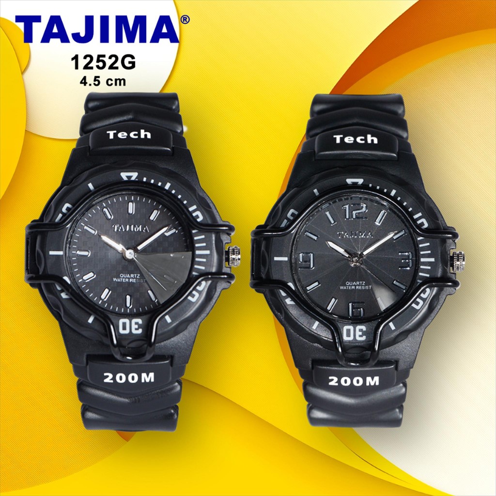 Jam Tangan Pria Tajima Analog 1252 Original Water Resist Garansi + FREE BOX tajima.indonesia.watch.i