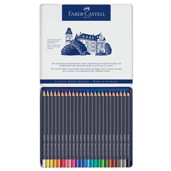 

Pensil Warna Faber Castell Goldfaber Tin Case | Color Pencil | Creative Studio - 12C 114712