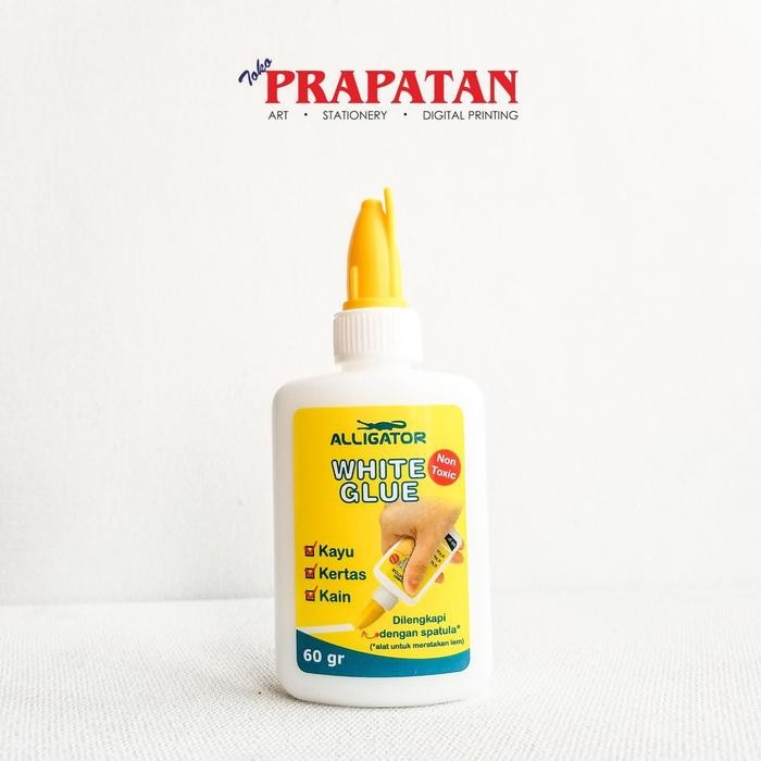 

Alligator White Glue 60gr / Lem Cair - Warna