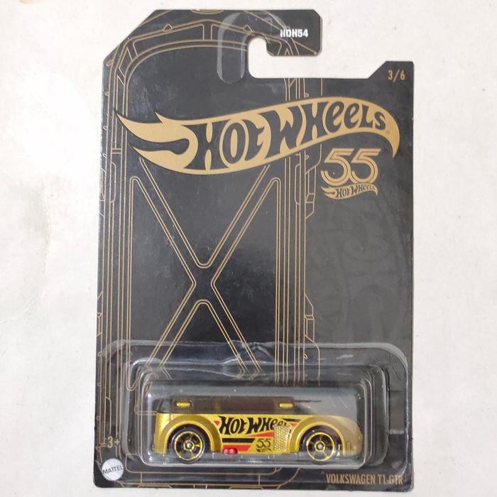 BERKUWALITAS... HW Hot Wheels Mercedes Volkswagen T1 GTR 55th Anniversary 2023 Case RAYS88.