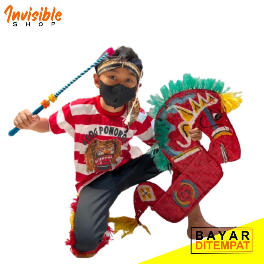 

DC___ Paket mainan anak jaranan + pecut + stelan baju + udeng tinggal pakai siap pentas