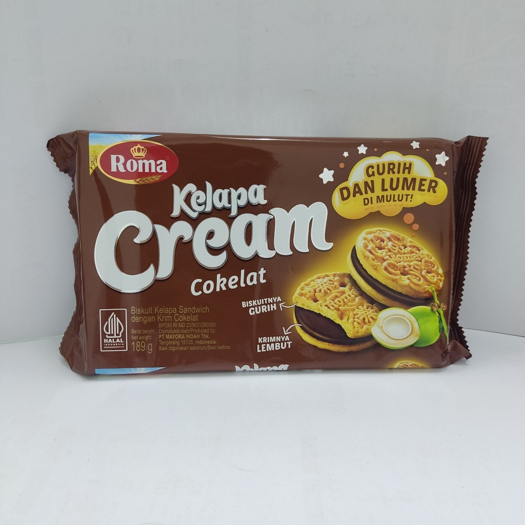 

ROMA KELAPA CREAM COKELAT 189G