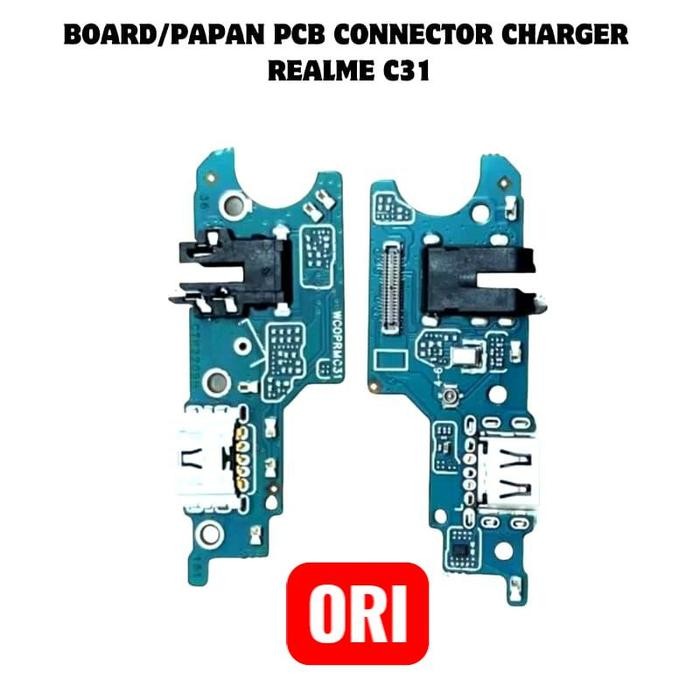 BOARD KONEKTOR CAS REALME C31 – PAPAN CHARGER HP REALME C31 – FLEXIBLE CONNECTOR CHARGER