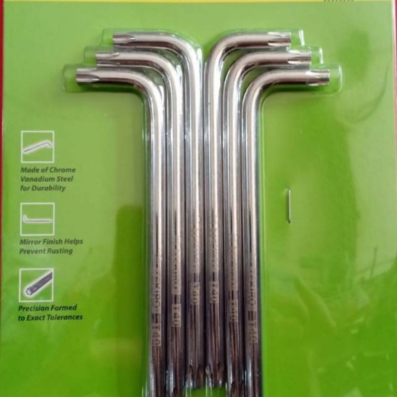 TEAMOR Kunci L bintang set T40 Tekiro 1set