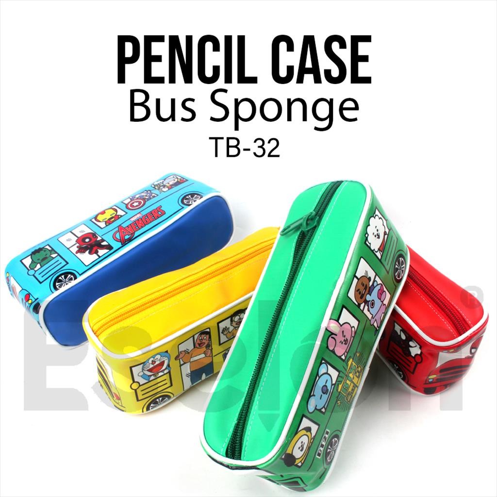

♚NEW! Tempat Pensil Kain BUS TB32 / Kotak Pensil Fancy♚