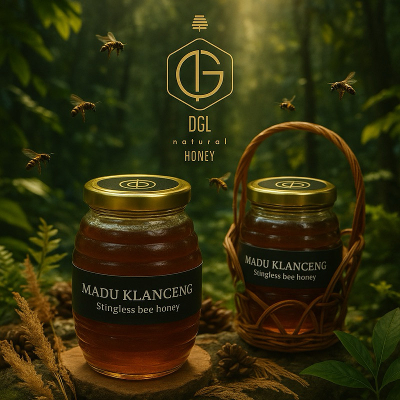 

Madu Hutan Klanceng (Stingless Bee Honey) Madu Lebah Tanpa Sengat_Rasa Khas Asam-Manis Asli & Murni 100% #DGL Natual Honey