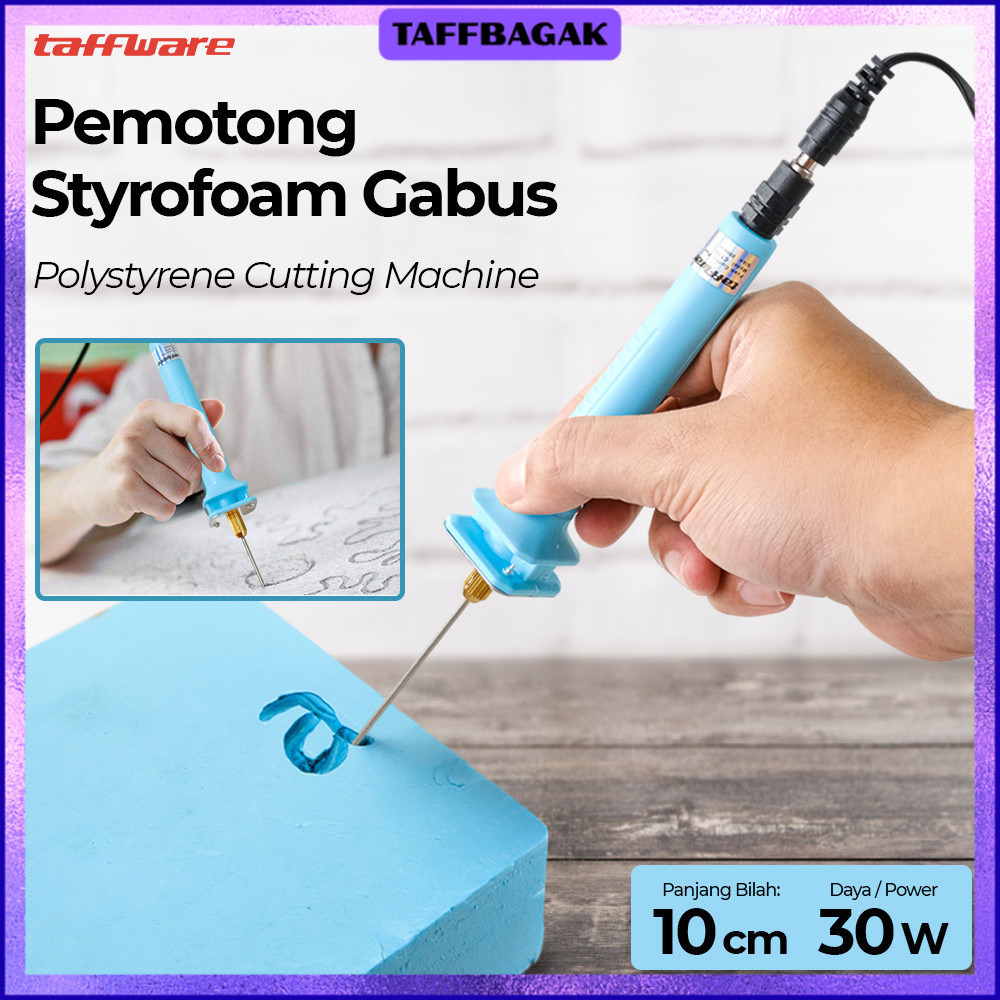 

Taffware Pemotong Styrofoam Gabus Polystyrene Cutting Machine 10cm 30W - CT10