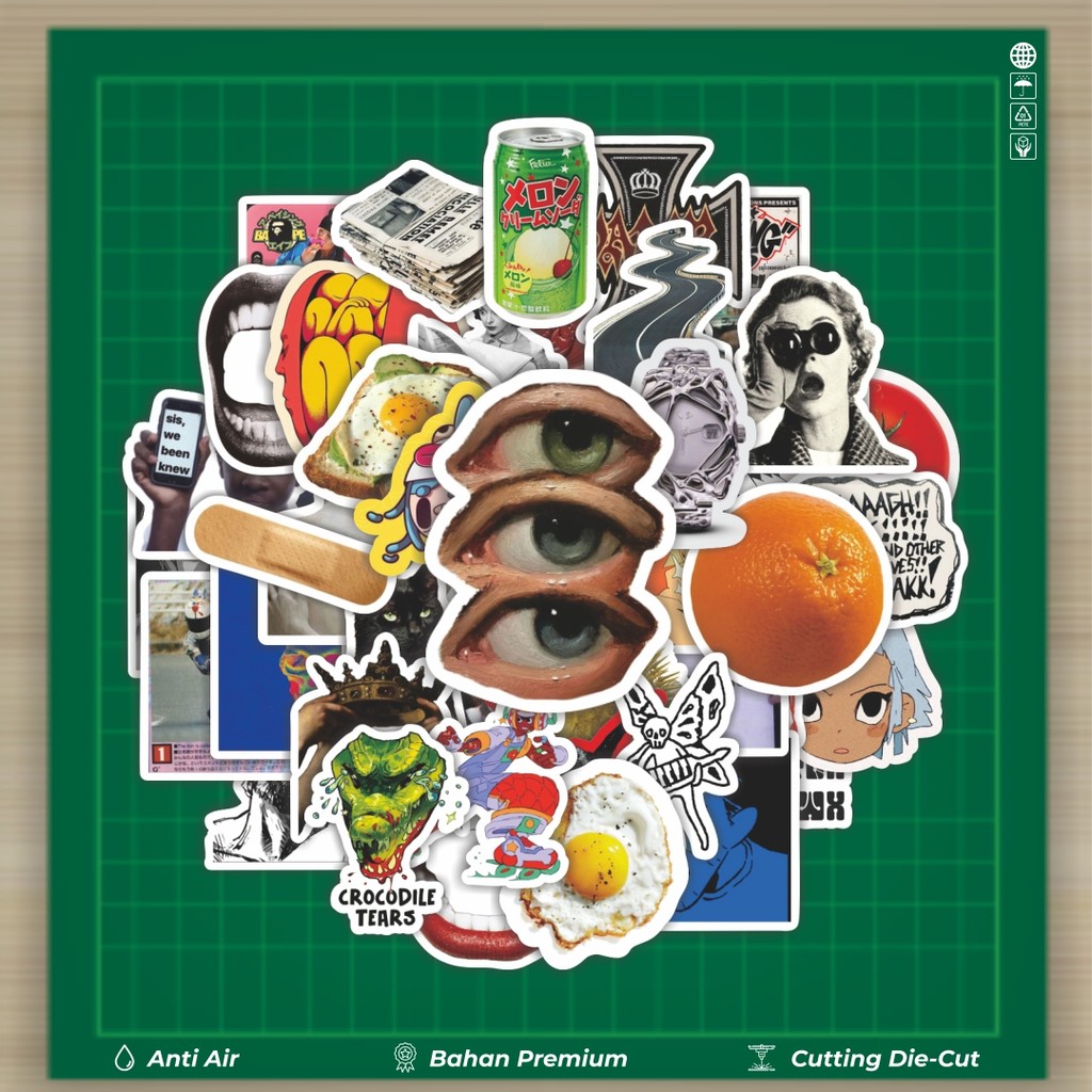 

HOT 50 PCS STIKER Stiker Random V10 Stiker Fashion Cars Decal Dingin Kartu Album Custom Vinyl Anti Air- Sticker Aesthetic Buku Journal Koper Casing HP Tablet Laptop Helm Motor Botol Minum