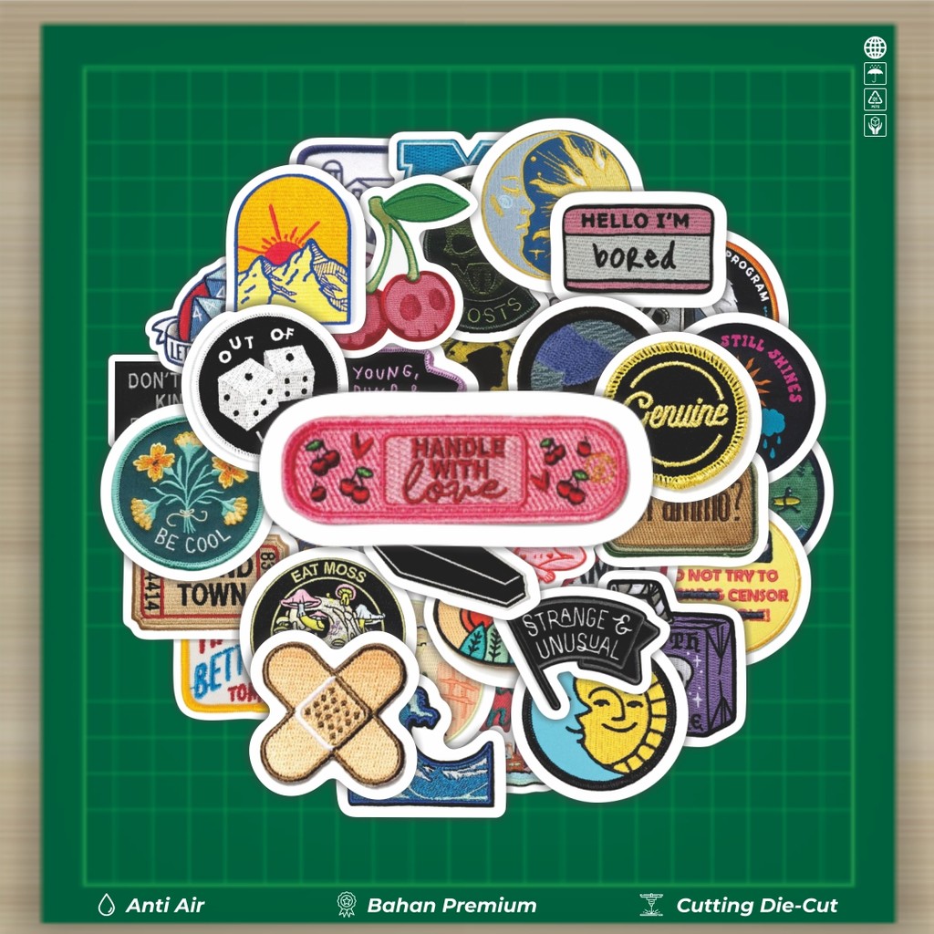

HOT 50 PCS STIKER Stiker Patch V12 Stiker Fashion Cars Decal Dingin Kartu Album Custom Vinyl Anti Air- Sticker Aesthetic Buku Journal Koper Casing HP Tablet Laptop Helm Motor Botol Minum
