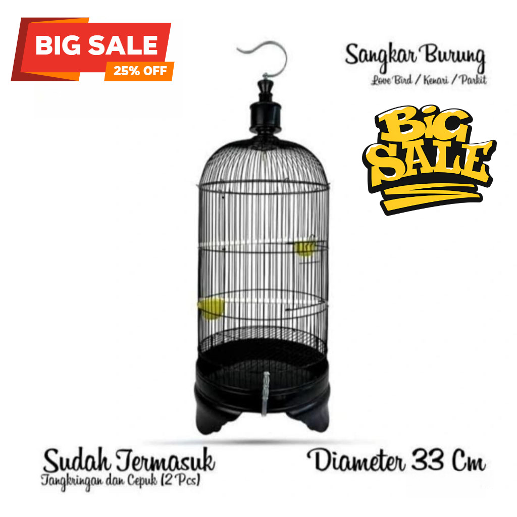 sangkar besi lovebird/ sangkar kapsul besi love bird khusus instan gojek