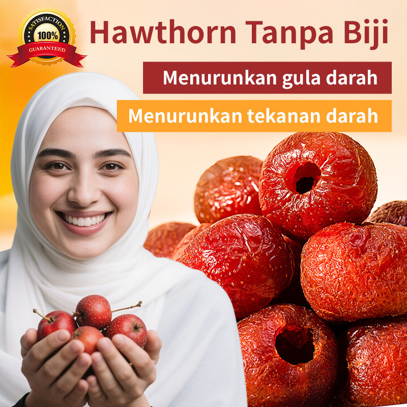 

250g Hawthorn Manisan Cemilan | 0 Bahan Tambahan Hawthorn Berongga Tanpa Biji / Manisan Haw Cemilan Asam / Buah Hawthorn Kering Halal