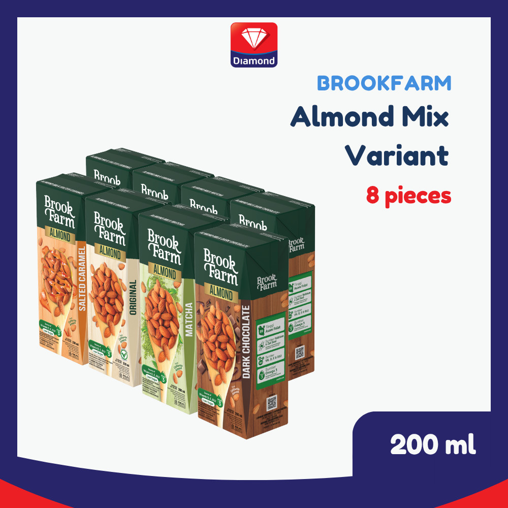 

Brookfarm Susu Almond 200 Ml Mix Variant [8 Pcs]