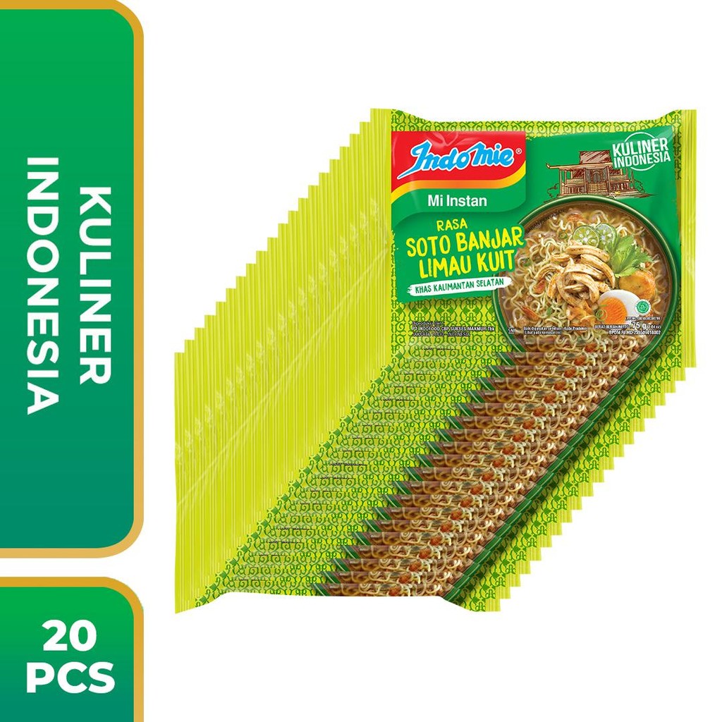 

20 PCS - Indomie Soto Banjar Limau Kuit 75 Gr