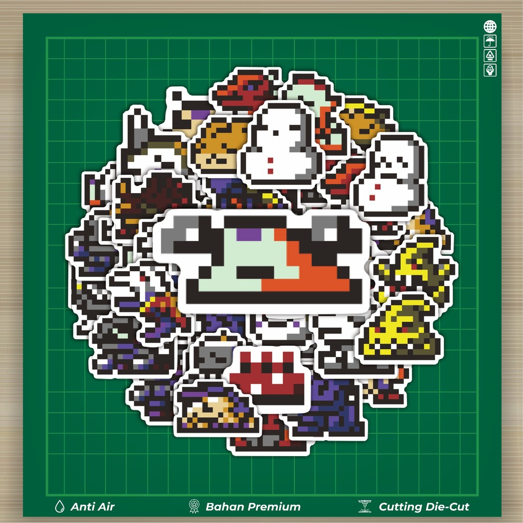 

HOT 50 PCS STIKER Stiker Pixel Digimon V9 Stiker Fashion Cars Decal Dingin Kartu Album Custom Vinyl Anti Air- Sticker Aesthetic Buku Journal Koper Casing HP Tablet Laptop Helm Motor Botol Minum