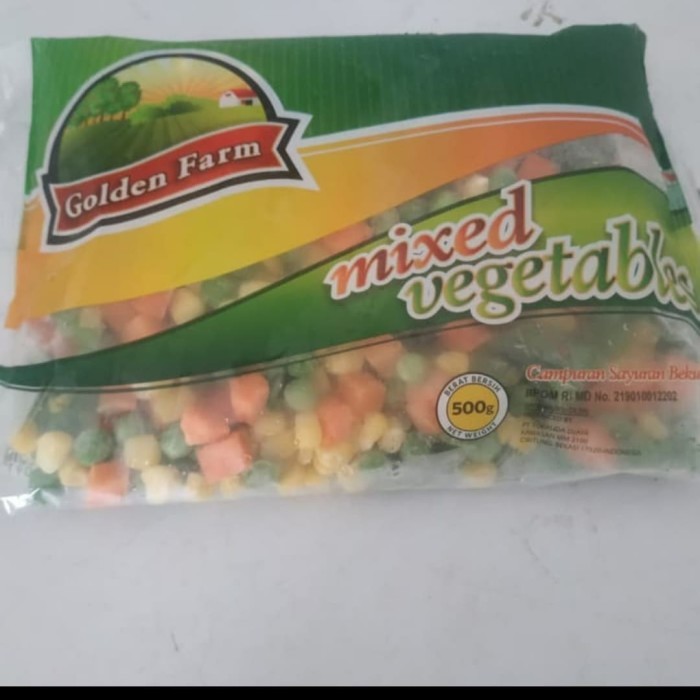 

Golden Farm Mixed Vegetable 500 Gr