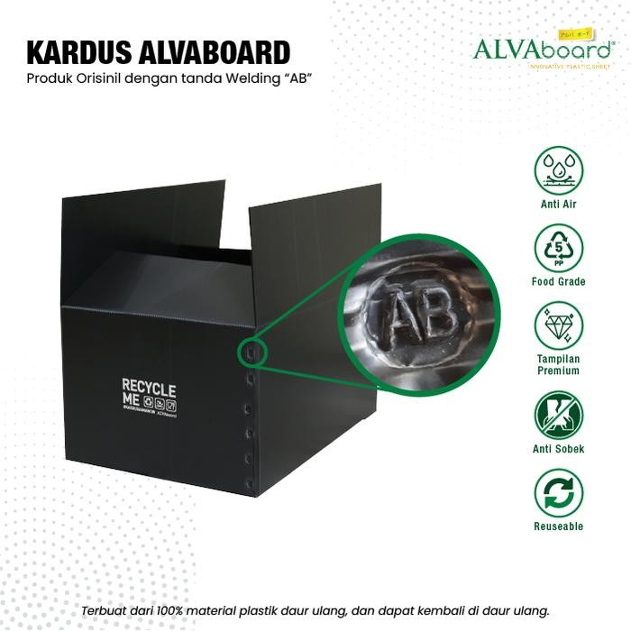 

Kardus Packaging ALVAboard Box Pengiriman XL (Heavy Duty) Ukuran 70x50x40 cm (P x L x T) - XL Polos