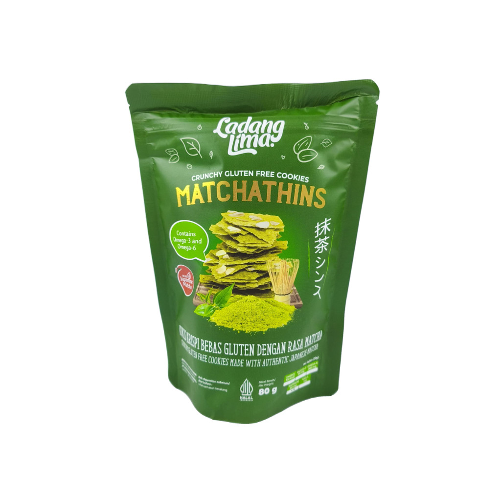 

Ladang Lima Matchathins 80Gr Crunchy Gluten Free Cookies