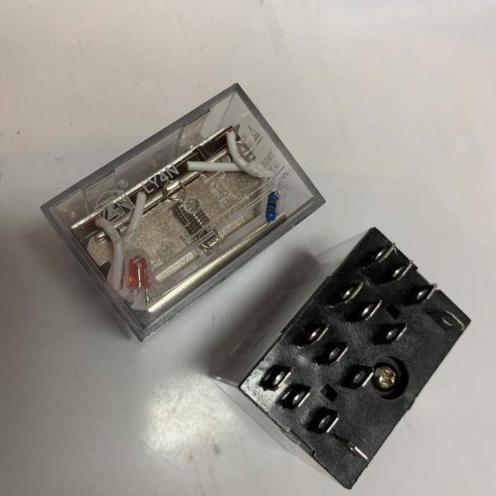 Relay Riley LY4 LY4N 220volt 220 volt 220v 220 v 220vac.