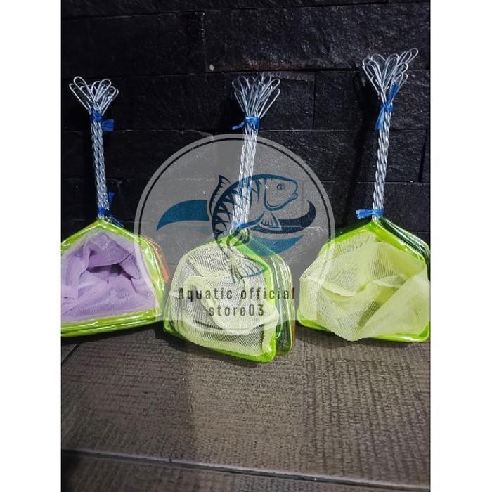 Serokan ikan kutu air 10 cm / serokan aquarium / serokan saringan ikan hias / serokan ikan / serokan