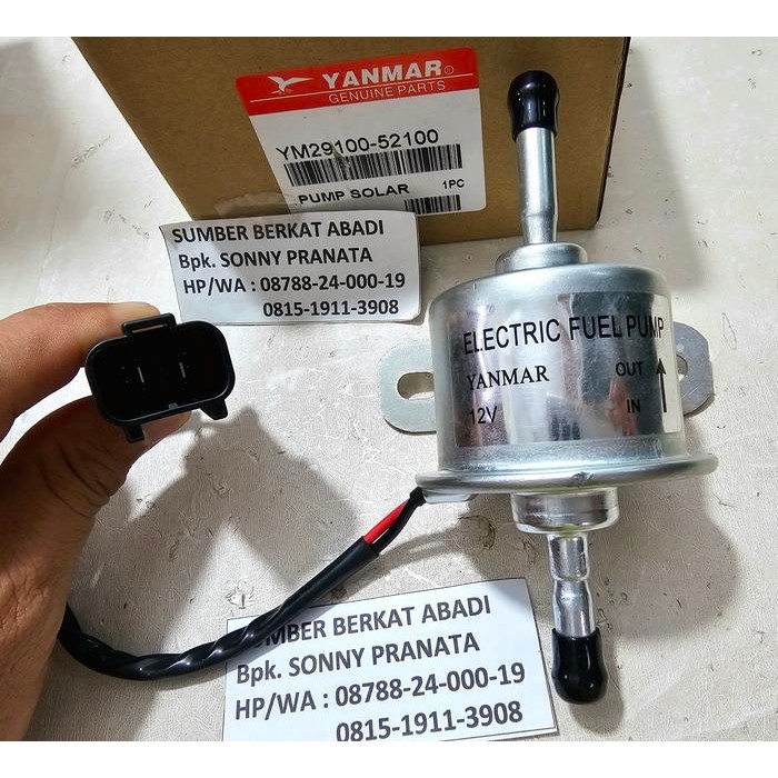 FUEL FEED PUMP 12V 129612-52100 12961252100 129612 52100 YM129612-52100 TRANSFER PUMP YM29100-52100 