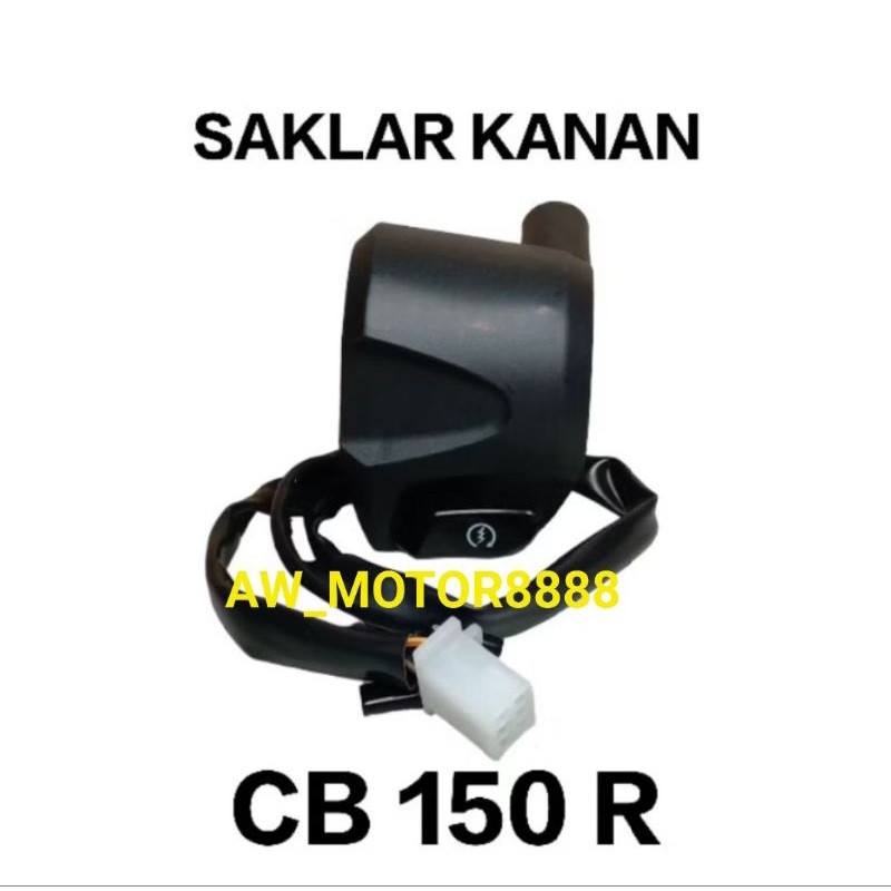 SAKLAR KANAN RH CBR150 / CB150R / CBR 150 LAMA OLD HOLDER SAKLAR LAMPU KANAN HANDEL SWITCH KANAN RH 