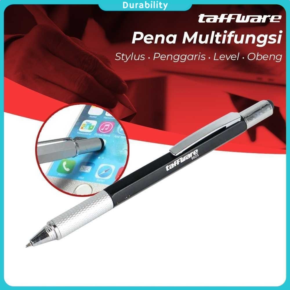 

Taffware Pena Multifungsi Plastik Stylus Penggaris Waterpass Obeng - 9625