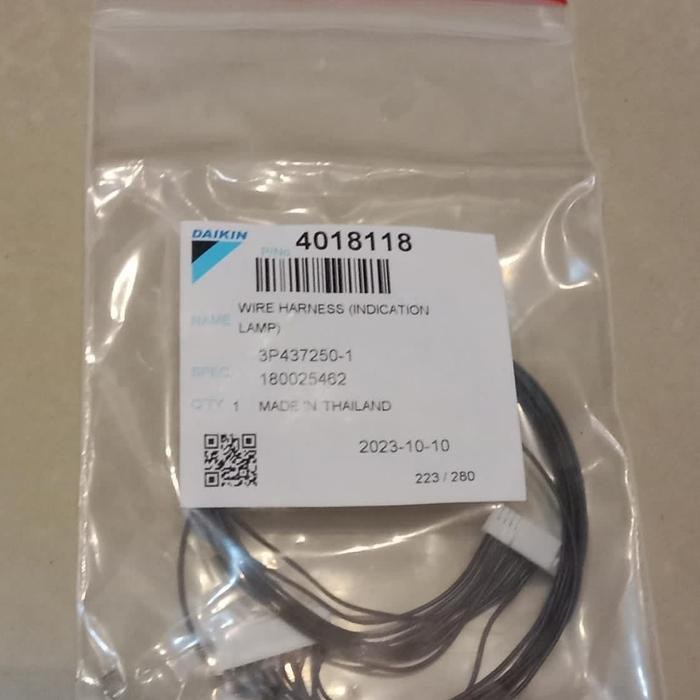 Kabel PCB Sensor AC Daikin Inverter Soket 10 Pin 4018118 Ori FTKQ15UVM4 FTKQ20UVM4 FTKQ25UVM4