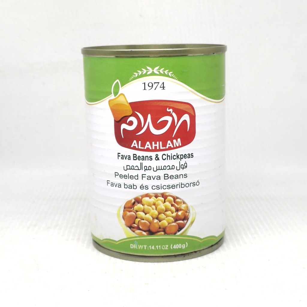 

ALAHLAM FAVA BEANS AND CHICKPEAS 400GR